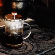 French Press on Coil Stove
